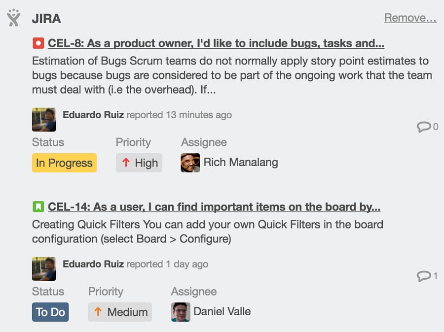 Jira Trello power-up