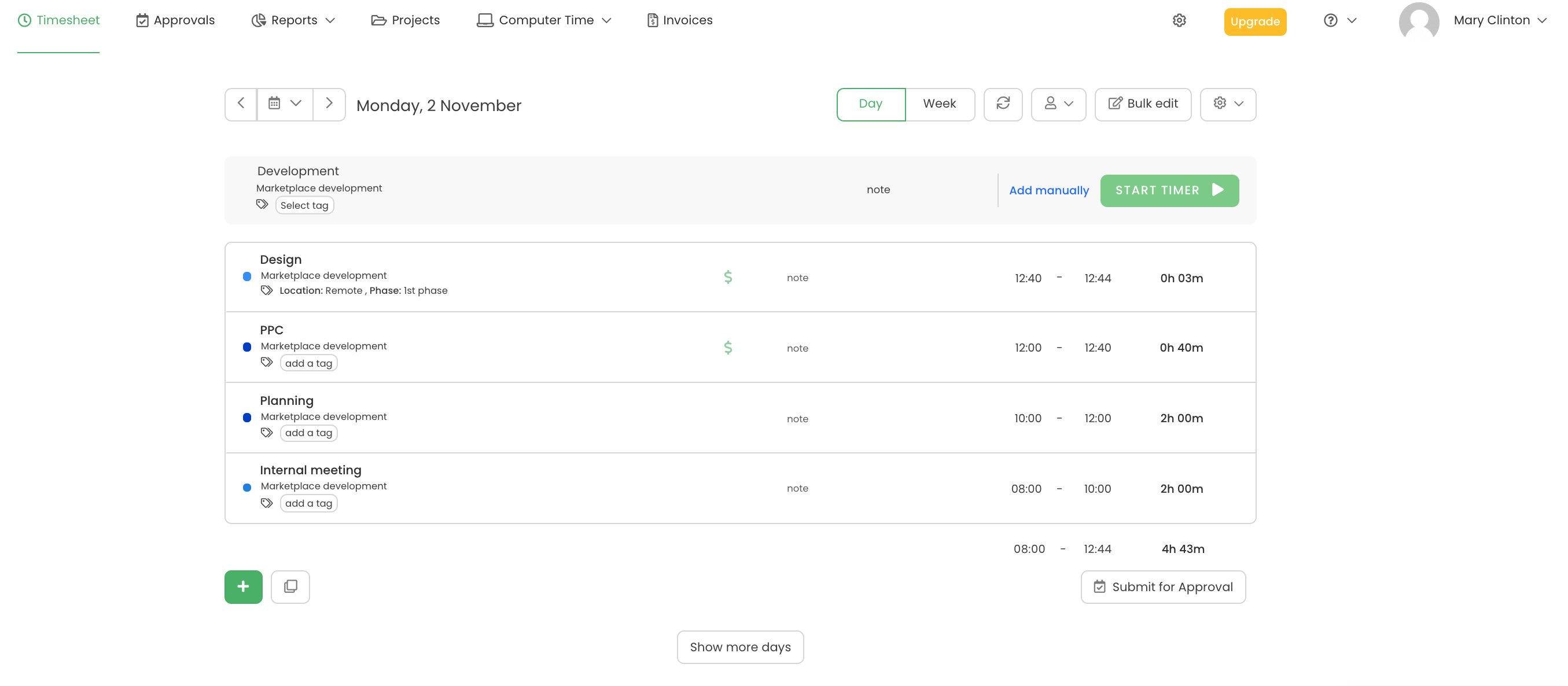 Wrike integration screenshot